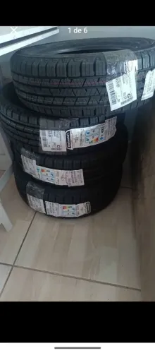 Vendo 4 Pneus 195/60/R16 Continental CrossContact sem uso.