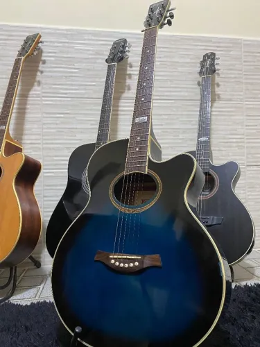 Violão Tagima Dallas elétrico azul