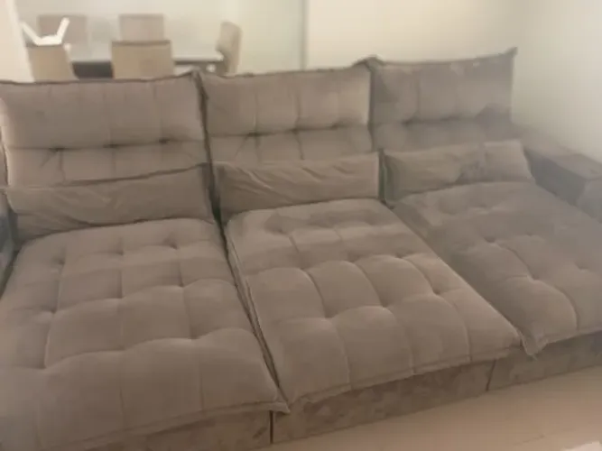 Sofá Reclinável Seminovo - Conforto e Qualidade