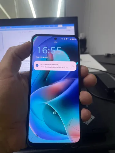 Moto G41 128GB AZUL + CARREGADOR TURBO ORIGINAL