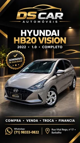 Hyundai HB20 Vision 1.0 Flex 12V MEC 2022