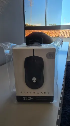 Mouse Gamer Com Fio Alienware - AW320M, Iluminação RGB - Novo e Lacrado!
