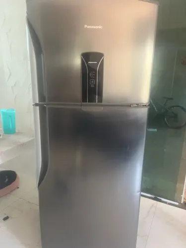 Geladeira inox Panasonic 435litros combinamos a entrega ?