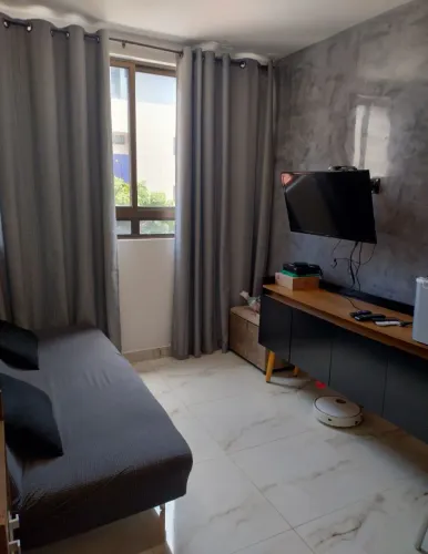 Excelente FLAT com 1 Quarto, Vaga de Garagem Privativa, a 200m do Mar