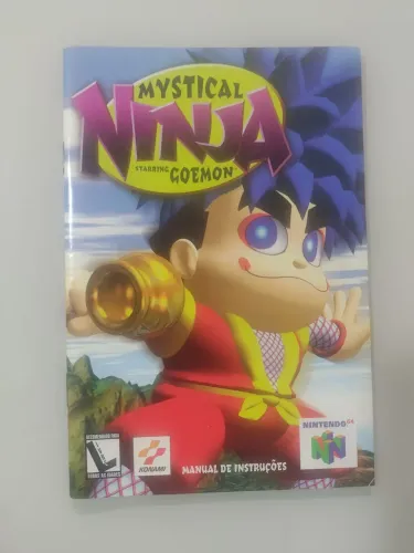 Manual Mystical Ninja Starring Goemon (usado em perfeito estado)
