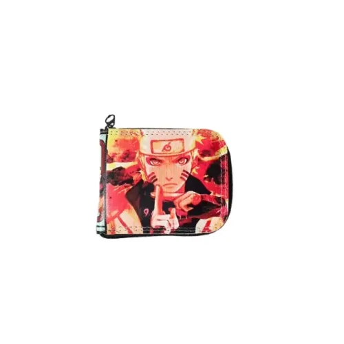 Carteira Naruto Shippuden Estampa Exclusiva - Fechamento com Zíper