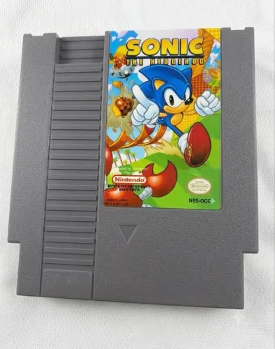 Cartucho Sonic Nes 72 pinos 