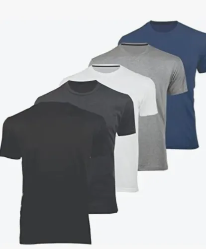 Kit 5 camisas algodão