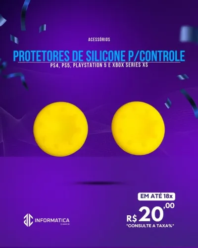 ACESSÓRIO PROTETORES DE SILICONE P/CONTROLE