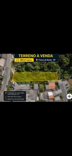 TERRENO À VENDA - FRANCO DA ROCHA/SP ? ? R$ 120.000,00 ? Aceita permuta! Excelente opor