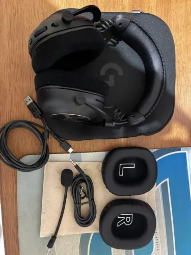 Headset Logitech G PRO X 2 LIGHTSPEED - 2 meses de uso (10x sem juros e frete gratis)
