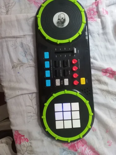 Dj Mixer Para Crianças Com Som E Luz 4+ Anos Led Multikids