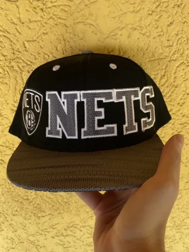 boné aba reta snapback adidas brooklyn nets original novo nba