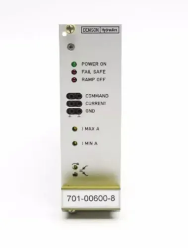 Placa Denison Hydraulics, modelo 701-00600-8.