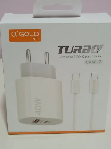Carregador turbo tipo C 40W Ol'GOLD