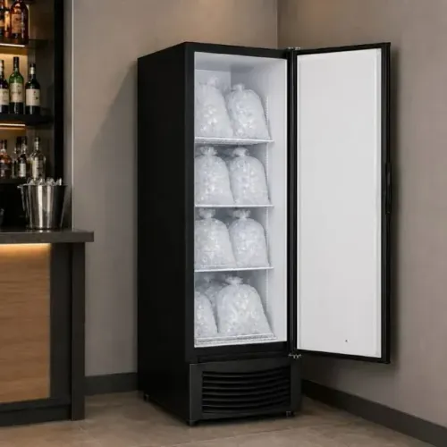 Freezer Vertical Porta Cega Preto 569L Tripla Ação Fricon VCET 569 C - 110v | 220v 110v