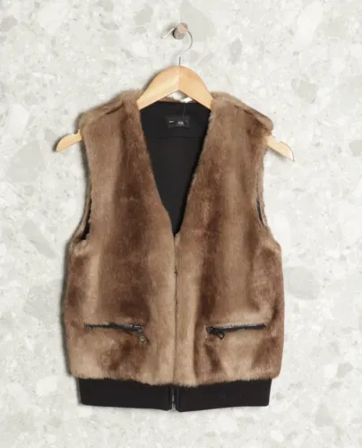 Colete marrom feminino - club Monaco 