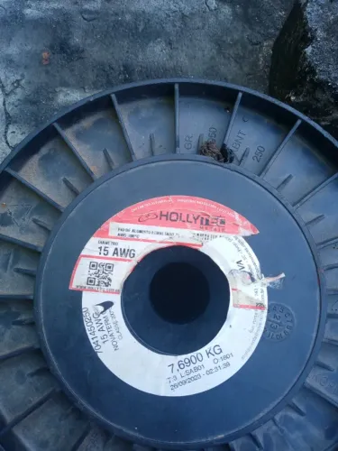 Cabo de alumínio esmaltado 15AWG 7,690km 300$