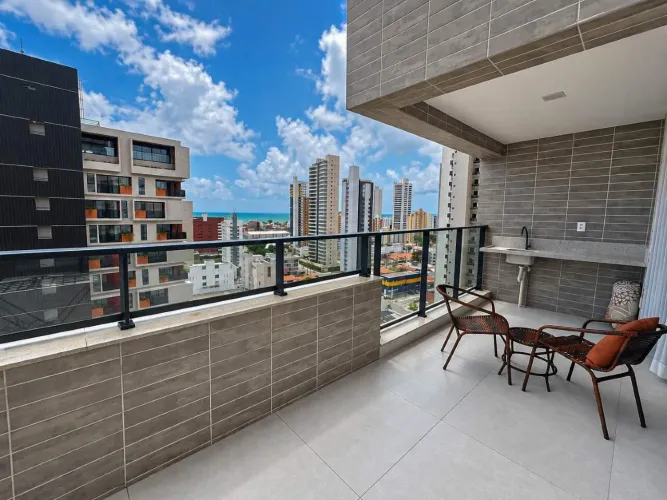 Apartamento para aluguel, 3 quartos, 1 suíte, 2 vagas, Manaíra - João Pessoa/PB