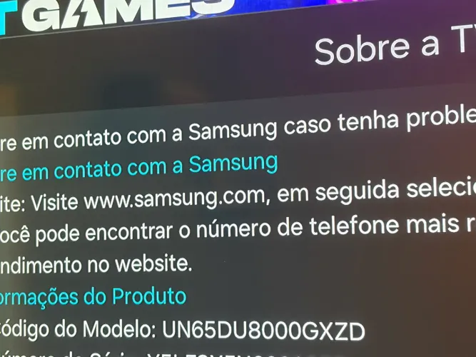 Smart TV Samsung 65 polegadas
