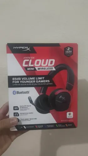 Headset Gamer HYPERX (Sem fio) 85db