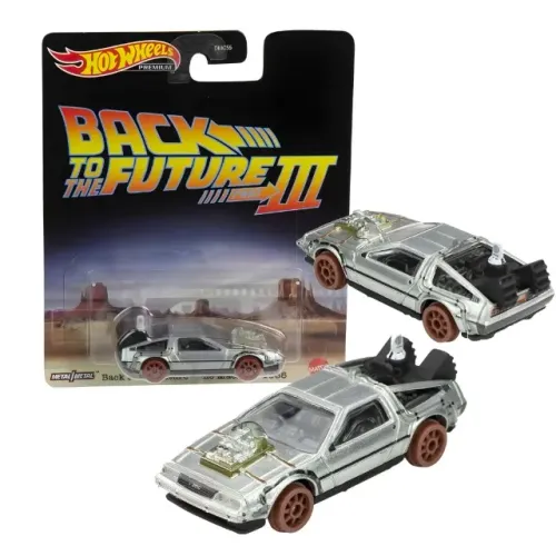 Hot Wheels Premium DeLorean Time Machine 1955 Back To The Future