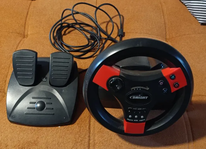 Volante e pedal PS3