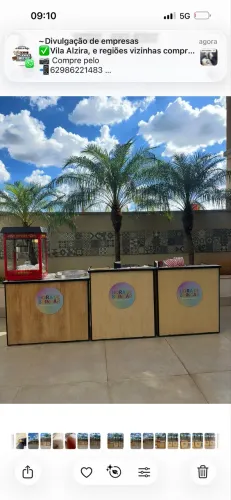 Pipoca algodão doce batata crepe pastel e muito mais * 