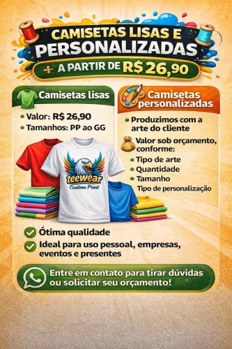 Camisetas personalizadas 