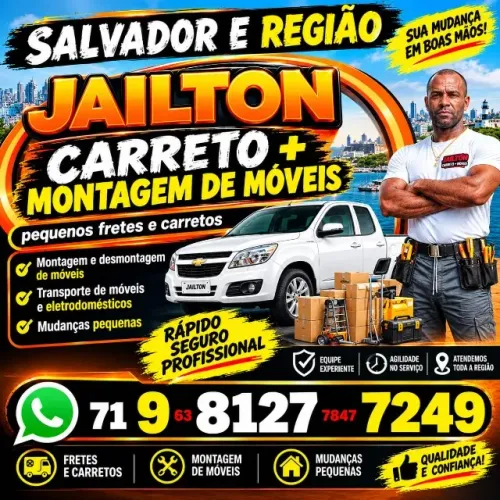 CARRETO + SERVIÇOS DE MONTAGEM