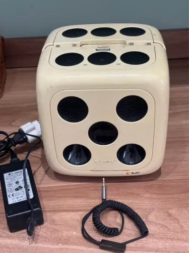 Caixa de Som i-Dice Original Retrô + Bluetooth - Rara e Diferente
