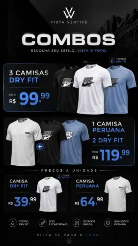 Camisas dry fit/peruana 