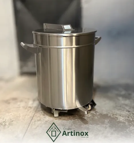 LIXEIRA INOX