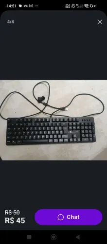 Teclado mecânico Gamer Goldentec