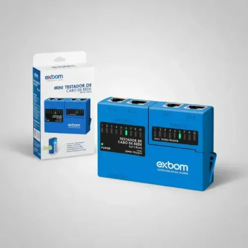 Testador Exbom Fepro-tr220 Cabo Rj45 Rj11
