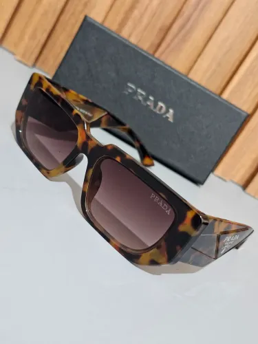 Óculos de sol Feminino Prada Milano Turtle Luxuoso Grife