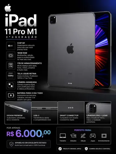 Vendo iPad 11 Pro M1