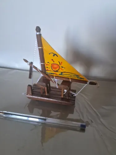 Barco madeira decoração