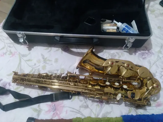 Saxofone alto custom semi novo