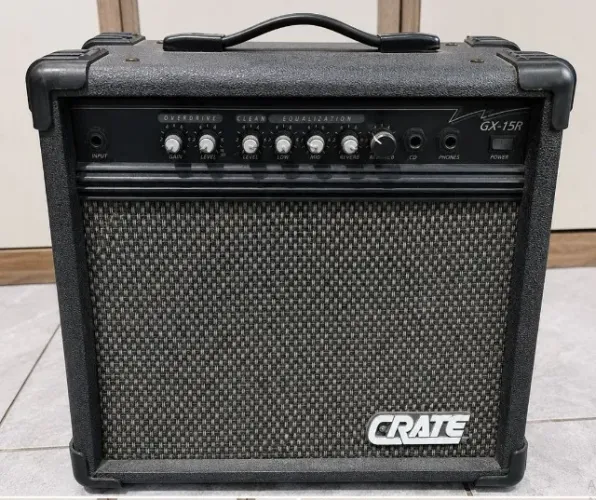 Cubo Amplificador Crate GX-15R com Reverb de Mola Real - 15W Guitarra