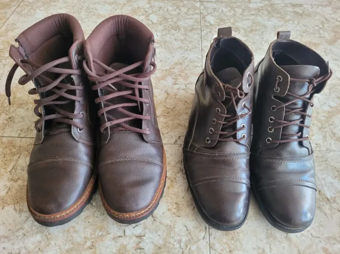 Botas de couro