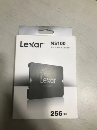 Lexar NS100, - SSD 256Gb, Sata III, 2.5" Leitura: 520MB/s