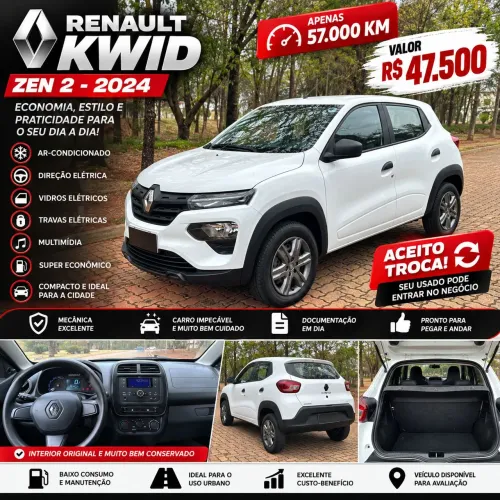 Renault Kwid Zen 1.0 Flex 12V 5P Mec. 2024