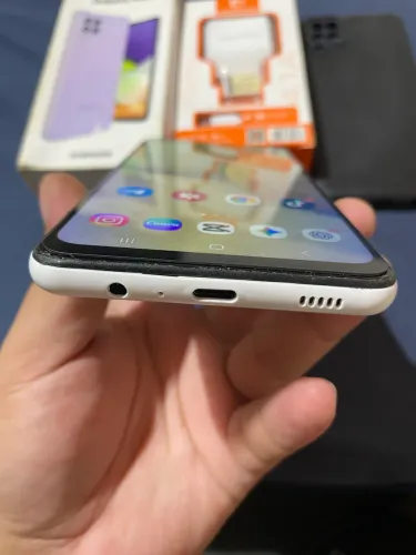 Samsung Galaxy A22 64GB Completo | Caixa e Carregador | Aceito Cartão em 3x