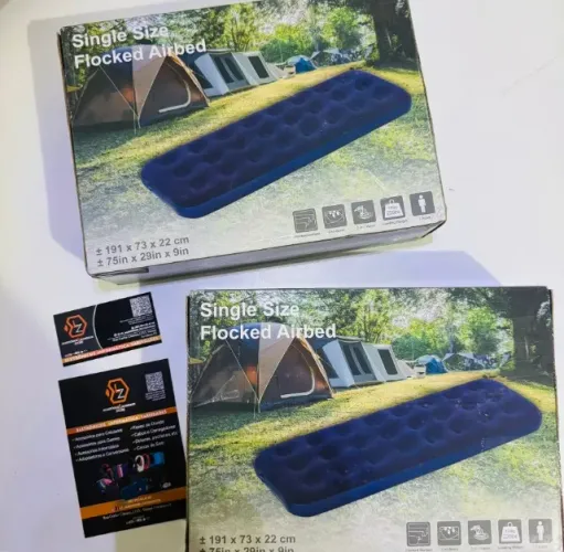 Colchão Inflável de Ar - tamanho Solteiro