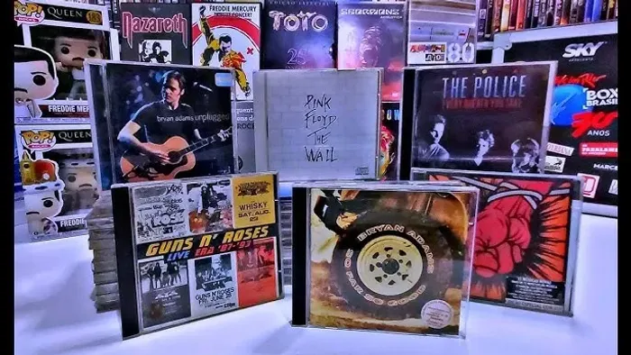 Cds de musica, rock, rap e outros