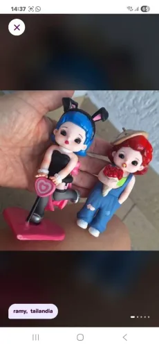 Bonequinhas tailandesas colecionável 