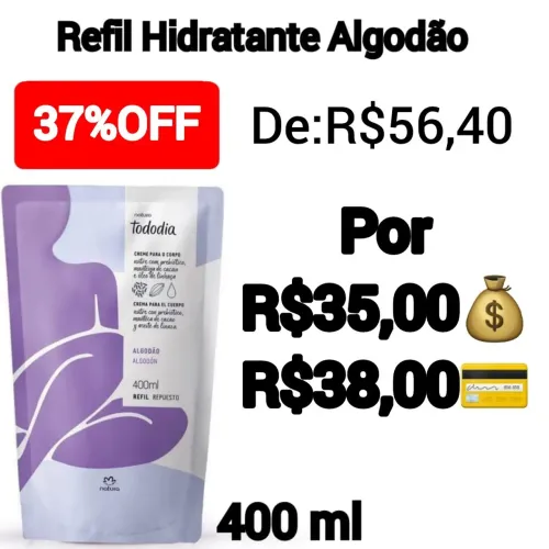 Hidratante Algodão REFIL-Natura