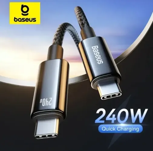 Cabo BASEUS Premium Pd 240w Iphone 15, Laptops,macbook, Samsung