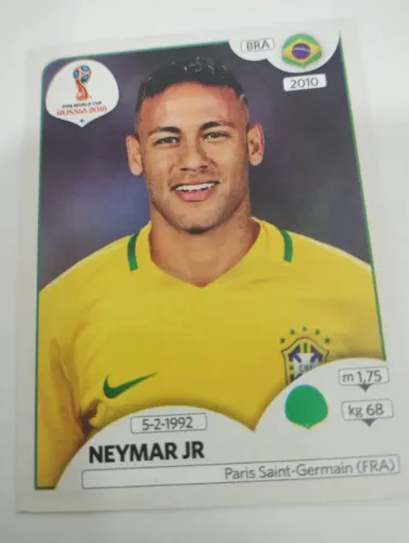 Figurinha Neymar Copa 2018 Rússia